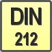 Piktogram - Typ DIN: DIN 212
